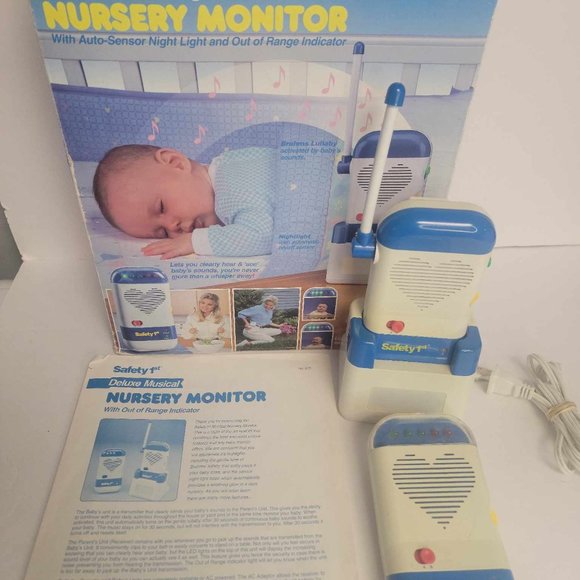 Safety 1st Deluxe Musical Sight & Sound Nursery Monitor baby 205 - Picture 6 of 14